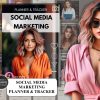 Social Media Marketing Planner and workbook