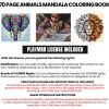 70 Animal Mandala Coloring eBook