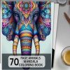 70 Animals Mandala Coloring Book