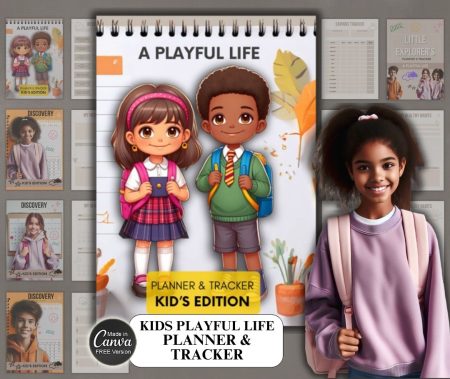 Kids Playful Life Tracker & Planner Journal