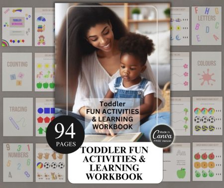 Toddler Fun Activities & Learning Workbook