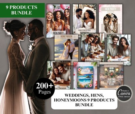 9 Wedding Related Products Bundle