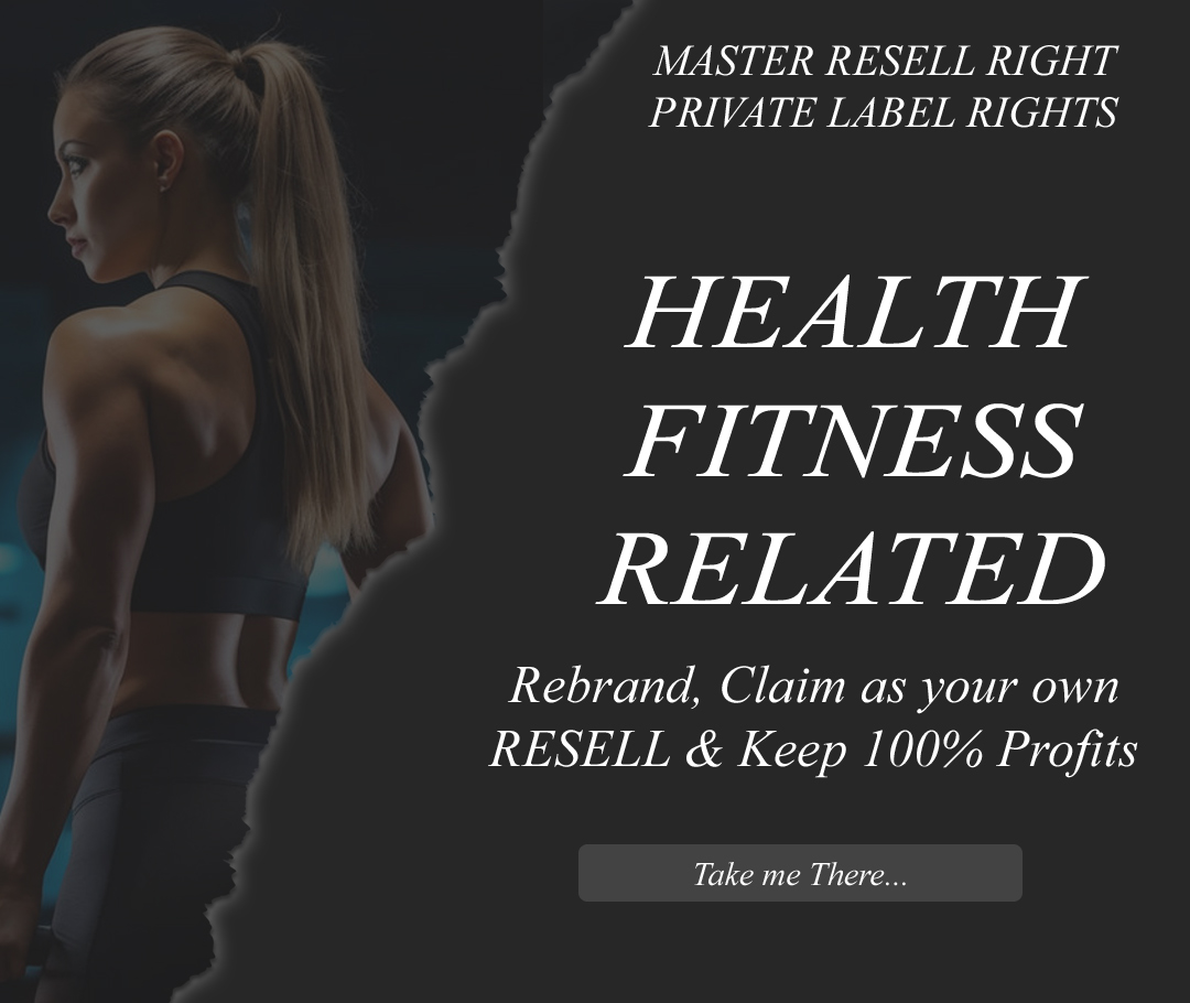 Master Resell Health and Fitness to make a Passive income from MRR