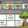 6 Family Tree Templates covers